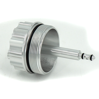 Accessoires de voiture Adaptateur de bouchon de réservoir d'essence Couvercle de filtre à huile en alliage d'aluminium pour BMW-323 E36 323I / 328I E39 523I / 528I E46 328