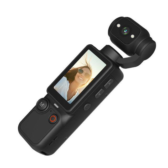 Portable HD Video Recorder with Mic Professional Vlog Camera for Outdoor Sports Recording