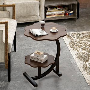 New Durable Modern Small Apartment <b>Sofa</b> <b>Side</b> Tea Bedside Coffee <b>Table</b> Living Room Furniture Home Use Steel Wood Top - Product Image 2