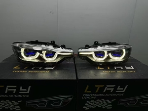 ไฟหน้า<span class=keywords><strong>แต่ง</strong></span>รถคิ้วสีฟ้า6000K 24V 70W สำหรับ F35 F30 - Product Image 2