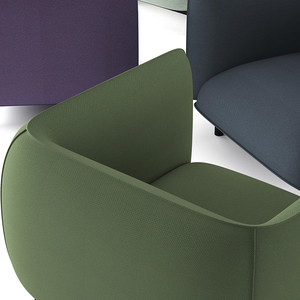 <span class=keywords><strong>Divano</strong></span> da Ufficio Moderno per Area d'<span class=keywords><strong>Attesa</strong></span> Commerciale con 3 Opzioni di Materiale - Product Image 4