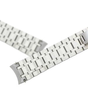 Bracelet de montre en acier inoxydable incurvé massif à 5 perles en or rose 21mm pour bracelets tissot T099 - Product Image 6