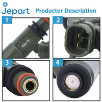 Inyector de Combustible Jepart de Buena Calidad, 100% Probado, OEM 23250-15040 para TOYOTA COROLLA AVENTIS LEVIN 1.6 4AFE, Válvula de Inyección en Oferta