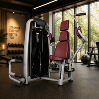 Machine à exercices pectoraux Pec Deck Butterfly avec pile de poids de 80 kg pour l'entraînement de la force pectorale dans les centres de fitness commerciaux