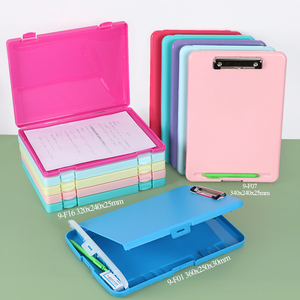 SUNSHING-Organizador de papel de plástico de gran capacidad para documentos A4, caja protectora de archivos, estuche protector de escritorio, suministros de oficina, soporte con asa - Product Image 5