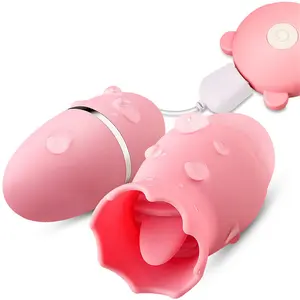 Bola Vaginal potente para orgasmo, masajeador Anal, vibrador de bala, punto G, clítoris, lengua, huevo, Juguetes sexuales para mujeres, Sexo