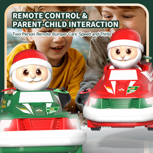 El más nuevo coche de parachoques de Papá Noel de 2,4G con luz y música Control remoto eyector catapulta parachoques <span class=keywords><strong>Crash</strong></span> RC coche regalo de Navidad - Product Image 3