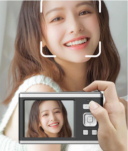 Newest Dual Lens Digital Camera AF Auto Focus Dual Screen Vlog Camera Student Travel Gift Compact ABS Metal selfie C22 - Product Image 6
