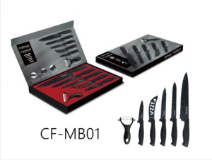 Juego de Cuchillos de Cocina con Revestimiento de Mármol, Económico - Product Image 3