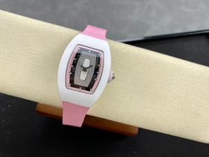 El Último Reloj Mecánico Automático de Lujo, Deportivo, Casual y de Negocios, con Tourbillon, Resistente al Agua, de Cerámica Blanca para Mujer - Product Image 4