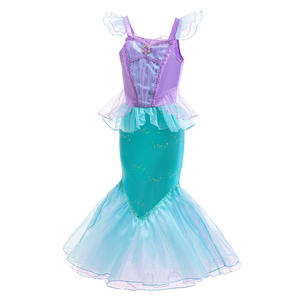 Vestido de sirena para niñas y niños, <span class=keywords><strong>disfraz</strong></span> de princesa para <span class=keywords><strong>disfraz</strong></span>, ropa elegante para fiesta de cumpleaños, ropa de Halloween para niña - Product Image 3
