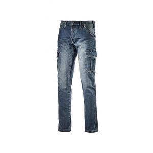 DIADORA UTILITY - 702.172115-C6207/30 Pantalon de travail en denim toutes saisons CARGO STONE ISO 13688:2013, bleu PANTALON DE TRAVAIL - Product Image 1