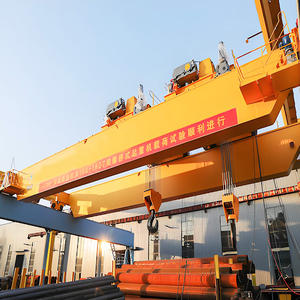 Grue de pont à double poutre de type QD robuste <span class=keywords><strong>20</strong></span> tonnes 30 tonnes 40 tonnes 50/15 tonnes 60 tonnes 50 tonnes 100 tonnes Pont roulant avec chariot - Product Image 2