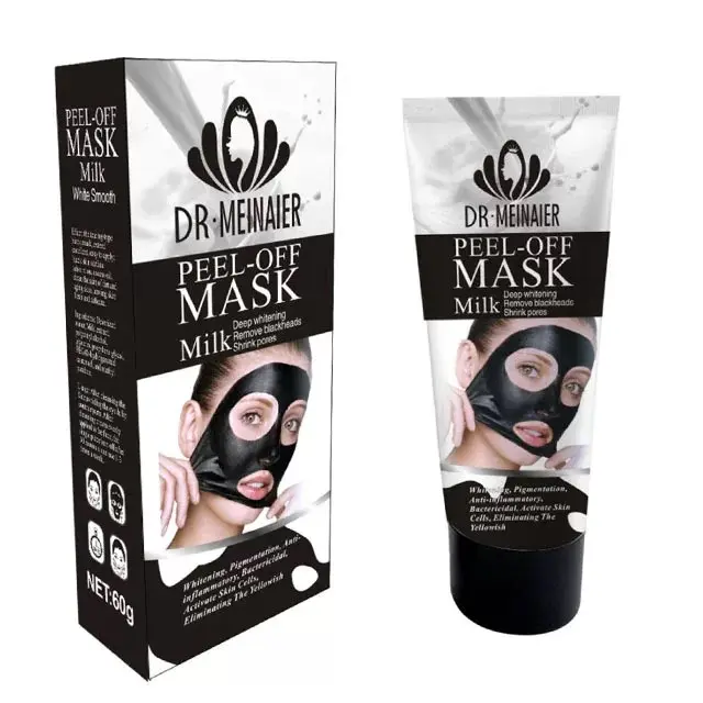 OEM DR.MEINAIER Masker Kupas Susu Kolagen, Masker Pemutih Pembersihan Dalam Menghilangkan Komedo Perawatan Jerawat 60G