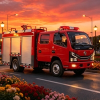 Camion-citerne de pompier Dongfeng 140 CV 4x2 de qualité supérieure, véhicule de sauvetage d'urgence, vente directe usine