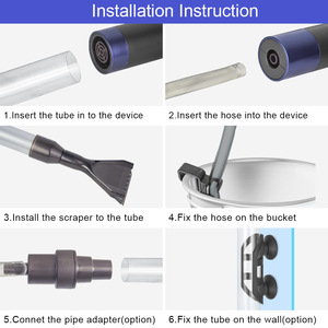 Akvaryum çakıl temizleyici elektrikli otomatik çıkarılabilir vakum su değiştirici kum yosun temizleyici filtre değiştirici - Product Image 4