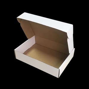 Cajas de Envío Pequeñas Blancas con Logotipo Personalizado Impreso en Papel Kraft Corrugado para el Día de San Valentín, Gafas de Sol - Product Image 3