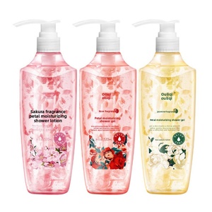 Jabón Corporal con Ácido Hialurónico y Flor de Cerezo Ouliqi, Fórmula Limpiadora Suave e Hidratante, Fragancia Duradera a Jazmín y Rosa, Para Piel Grasa - Product Image 6