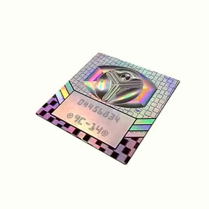 Custom High Quality PET Holographic Laser Logo 3D <b>Sticker</b> Colorful Printed <b>Waterproof</b> Adhesive <b>Stickers</b> for Computer & Camera - Product Image 3