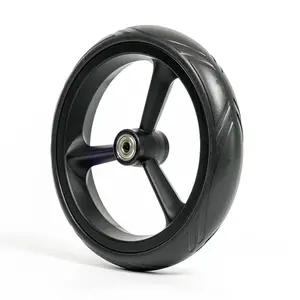 HKT1264 all'ingrosso solid golf caddy solid wheels 7.5 "pollici Golf Trolley EVA Foam pneumatici ruota in pvc