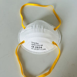 CE FFP2 estándar logotipo personalizado tres capas tela no tejida reutilizable sitio de construcción máscara antipolvo con válvula - Product Image 4