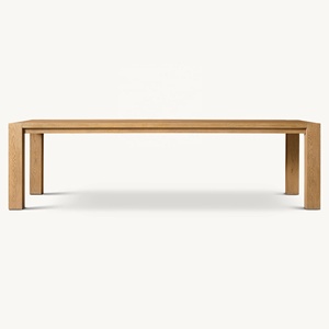 <span class=keywords><strong>Tavolo</strong></span> da Pranzo RH Americano Moderno di Alta Gamma in Rovere, <span class=keywords><strong>Tavolo</strong></span> da Cena Personalizzabile di Grande Capacità, <span class=keywords><strong>Tavolo</strong></span> da Cucina di Lusso in Legno Pregiato Selezionato - Product Image 1