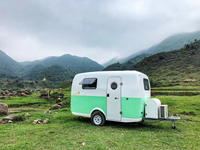 Nouvelle caravane AWISY tout-en-un pour le voyage, avec garantie d'un an sur les composants essentiels, idéale pour les hôtels et le commerce de détail