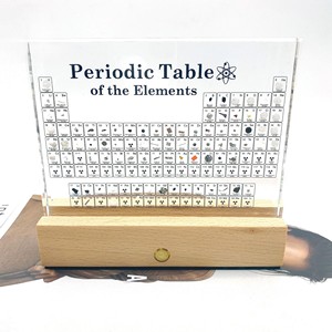 OEM moderno fai da te luce notturna luminosa Base su misura legno di faggio per soggiorno atmosfera quadrata batteria colorata <span class=keywords><strong>illuminazione</strong></span> periodica - Product Image 4