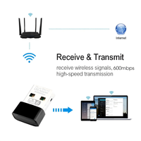 Adaptador WiFi 6 de Doble Banda AX900, Dongle USB WiFi, Tarjetas de Red Inalámbricas de 2.4G y 5GHz de Alta Velocidad, Compatible con Win 10/11