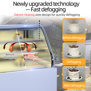 Muxue 1.8 <span class=keywords><strong>Meter</strong></span> Bánh Tủ Lạnh Showcase Bánh Hiển Thị Tủ Lạnh Tủ Bánh Hiển Thị Showcase Tủ Lạnh - Product Image 3