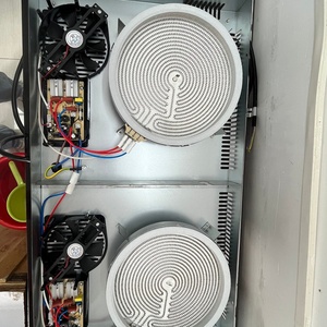 Metal case Touch Panel 2 Burners Infrared Electric Cooker With Waterproof <b>Timer</b> Child <b>Lock</b> - Product Image 6