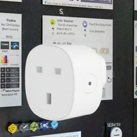 UK Factory Custom 16a Esp32 modul chip Firmware Bar desain rumah pintar soket daya perangkat Plug dengan Monitor energi