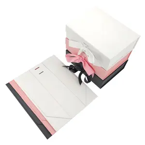 large rigid customize foldable storage gift box packaging Closure wedding gifts for guests