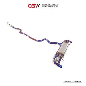 ติดตั้งง่ายท่อไอเสียไทเทเนียมสีฟ้าเผาท่อ Catback ท่อไอเสียสำหรับ BMW G20 G28ระบบเต็มรูปแบบ - Product Image 3