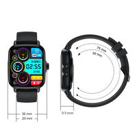 Montre connectée OEM/ODM avec appels, moniteur de fréquence cardiaque, moniteur d'oxygène sanguin, navigation GPS, boussole, réponse vocale IA, suivi d'activité, IP67