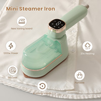 Plancha de Vapor Eléctrica Portátil, Desmontable, con Tanque de Agua de 160 ml, 1300 W, Alimentación CA, Calentamiento Rápido, Protección Contra la Ebullición en Seco, Uso Doméstico