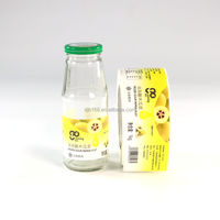 Autocollants d'étiquette personnalisés Étiquettes de film plastique en rouleau de PVC BOPP étanche personnalisées pour bouteilles d'eau Emballage de qualité supérieure imprimé UV