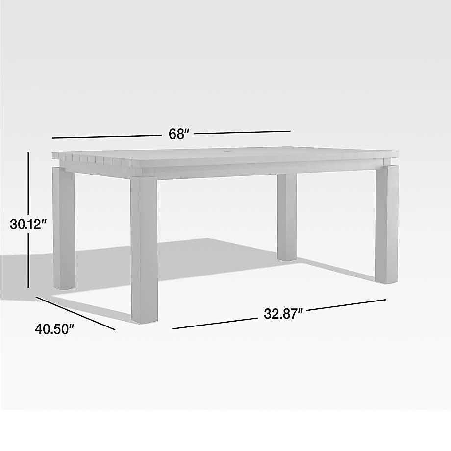 Custom garden set outdoor patio handcrafted metal aluminum rectangle dining table