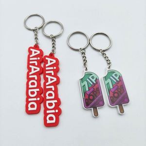 <b>Custom</b> Shape Cheap Small Gift Items with Your logo 3D Soft Pvc Keychain Pvc <b>Key</b> Ring - Product Image 3