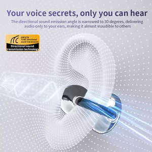 หูฟังไร้สาย Ai Smart Translation Q108 TWS แบบใส่ในหู พร้อมไฟ LED แสดงสถานะแบตเตอรี่ ไม่ใช้ระบบส่งเสียงผ่านกระดูก เหมาะสำหรับเล่นกีฬาและวิ่ง - Product Image 2