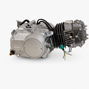 Conjunto de Motor Horizontal para Motocicleta <span class=keywords><strong>125cc</strong></span> com Cilindro de Alumínio, Partida a Pedal e Padrão de Engrenagens Internacional Durável - Product Image 2