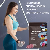 Gummies à la créatine HCL sans sucre Vitahealthy aux baies mélangées, OEM ODM, à mâcher doux pour un usage quotidien et les besoins de la marque, gummies à la créatine HCL