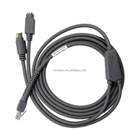 Câble de données KB/PS2 vers câble de scanner de codes à barres RJ45 pour câble de scanner de codes à barres Zebra/Symbol/Motorola
