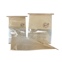 Sac à pain personnalisé sac d'emballage maison pour pain biscuit pain grillé friandise avec cravate en étain sacs de rangement pour pain