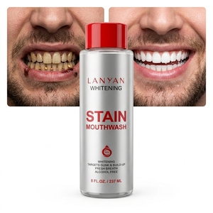 Enjuague <span class=keywords><strong>Bucal</strong></span> Suave Sin Alcohol, Fórmula Delicada que Limpia la Boca, Elimina el Mal Olor, Mantiene un Aliento Fresco Duradero para el Cuidado <span class=keywords><strong>Bucal</strong></span> Diario - Product Image 1