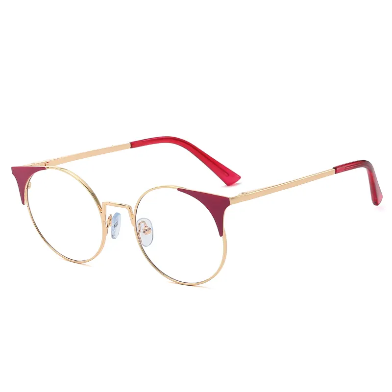 MS 95588 New Arrivals Blue Light Blocking Glasses Metal Optical Frames Fashion Gold Eyewear Spectacles In Dubai