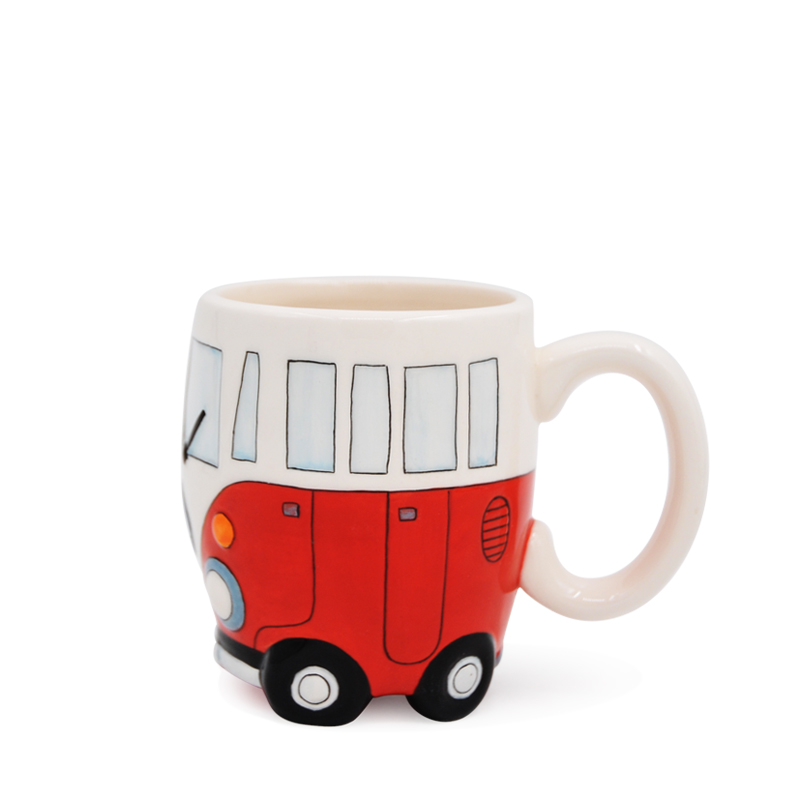 Taza con forma de coche