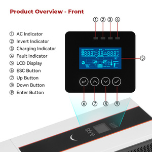 Prix Usine Système Solaire Hybride 3600W 24V à Onde Sinusoïdale Pure Hors Réseau & MPPT - Product Image 3