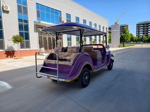 Vehículo Turístico Eléctrico de 8 Plazas, Autobús Eléctrico Clásico Vintage, Vehículo Turístico de Color Rojo, 5 a 11 Asientos - Product Image 4