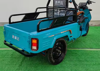 Camion de moto électrique robuste de grande capacité de 1200kg à chargement maximal Tricycle à 3 roues